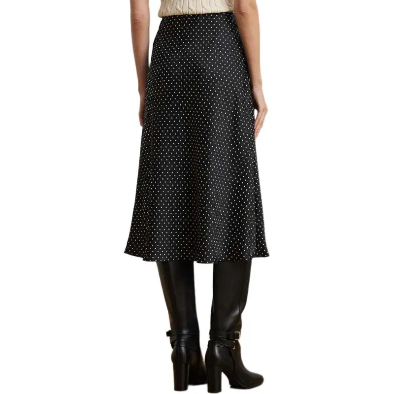 LAUREN RALPH LAUREN SS25 Casual Long Skirt Women's Black-2