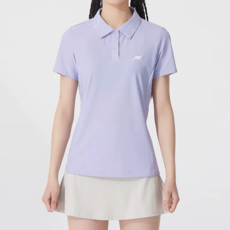 Skechers Sportlife SS25 Polo Shirt Women's Purple Heather/0494-2