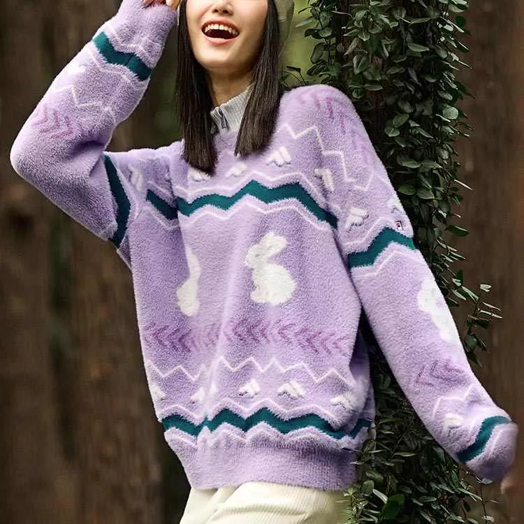 FILA Knitwear Women's Light Elegant Purple-3