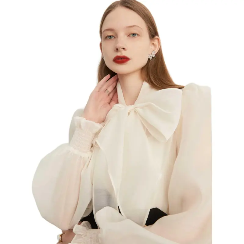 DPLAY Shirt Women's Cream Apricot-3