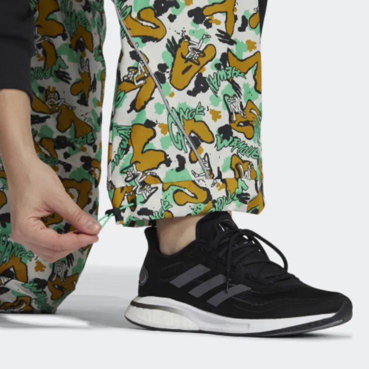 Adidas Argentina Knitted Sweatpants Women's Yellow White-5