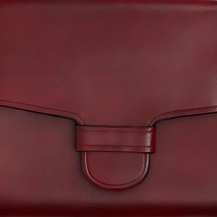 Lemaire Cow Leather Card Holder Women's Brick Red-5