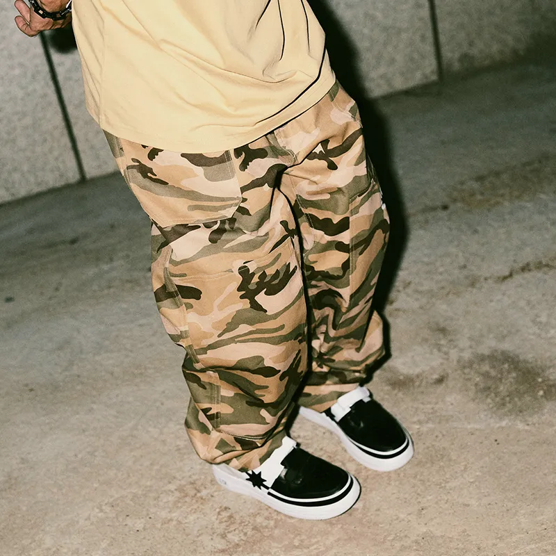Starwalk Soldier Starwalk Soldier X STA SS23 Co branded Series Casual Pants Unisex Camouflage-3