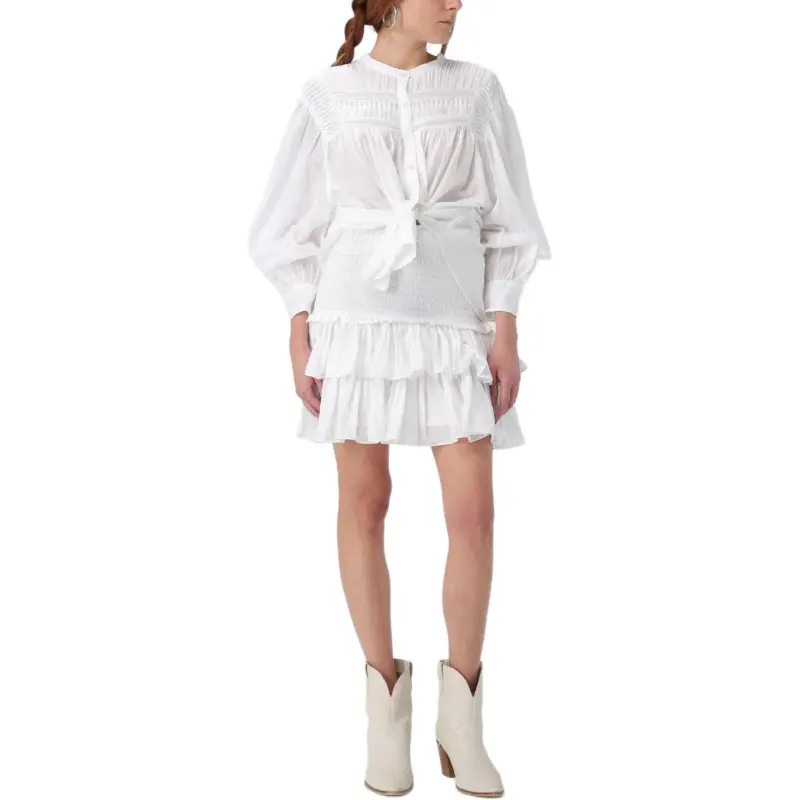 ISABEL MARANT ETOILE Gathered Plalia Blouse-2