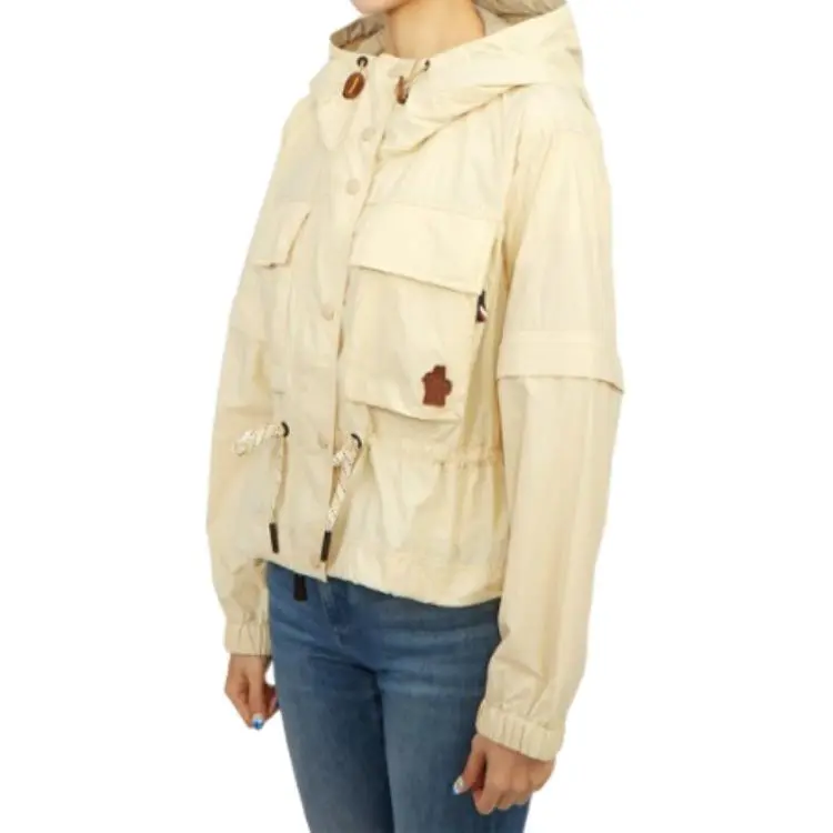 Moncler SS24 Jackets & Coats Women's Yellow Brown-3