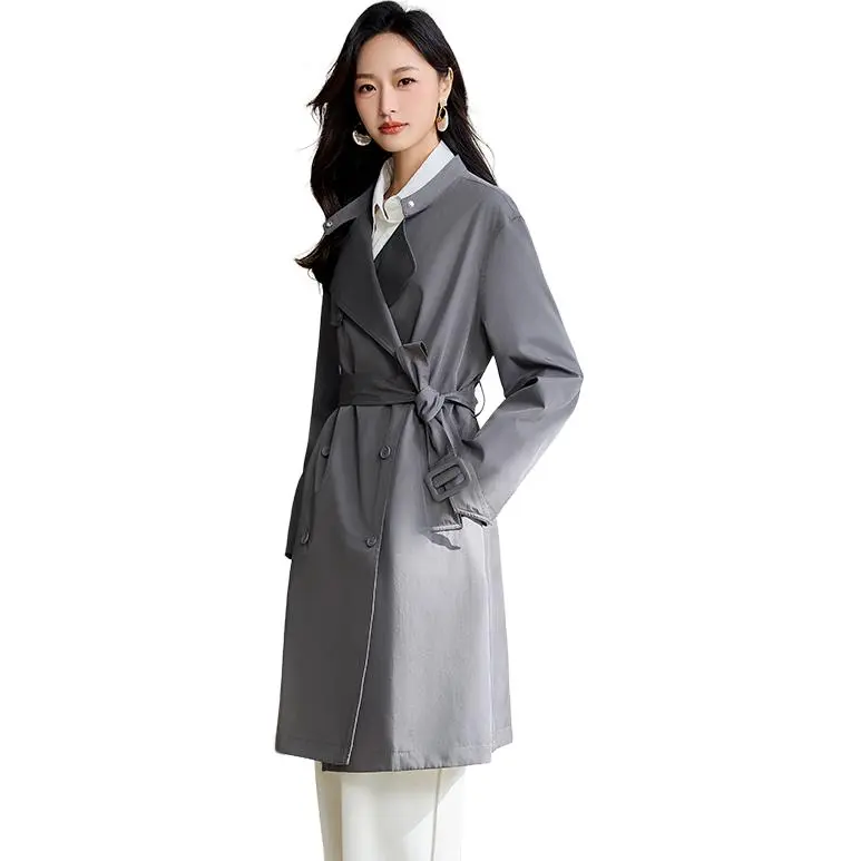 Yi Mengyuan Trench Coat Women's-5