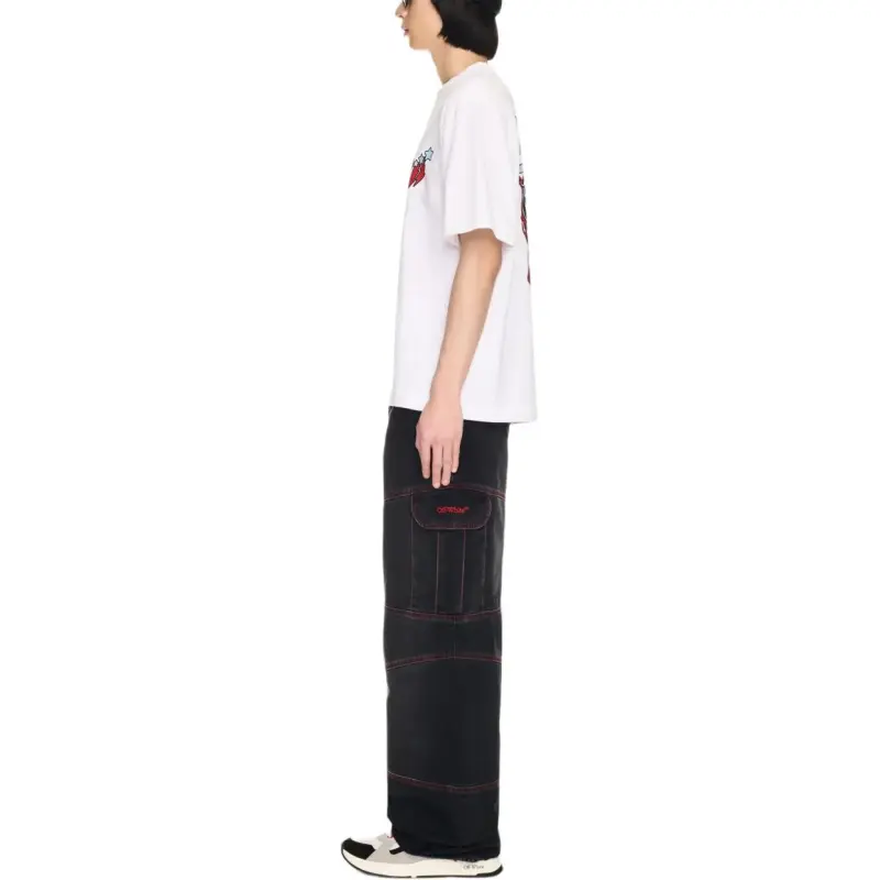 OFF-WHITE Scorpio Skate Short-Sleeve Tee -3
