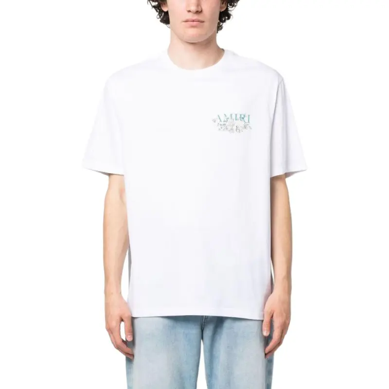 AMIRI Floral Logo Tee-1