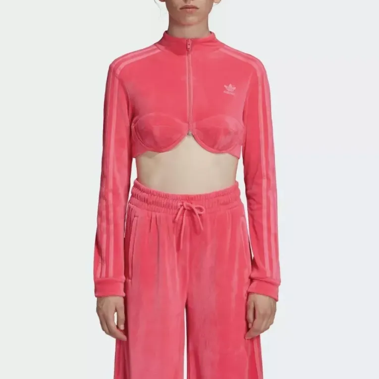 Adidas X Jeremy Scott Track Top Solar Pink-2