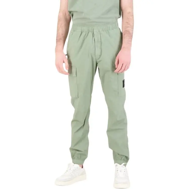 STONE ISLAND Compass Patch Tapered Leg Cargo Pants-3