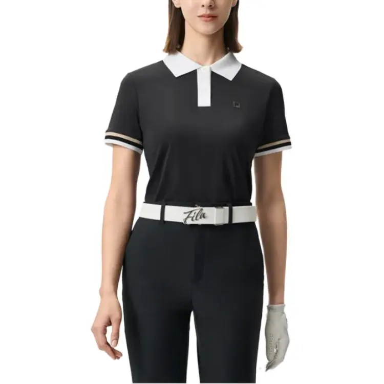 FILA Golf Series Polo Shirt Women's Pitch Black-3