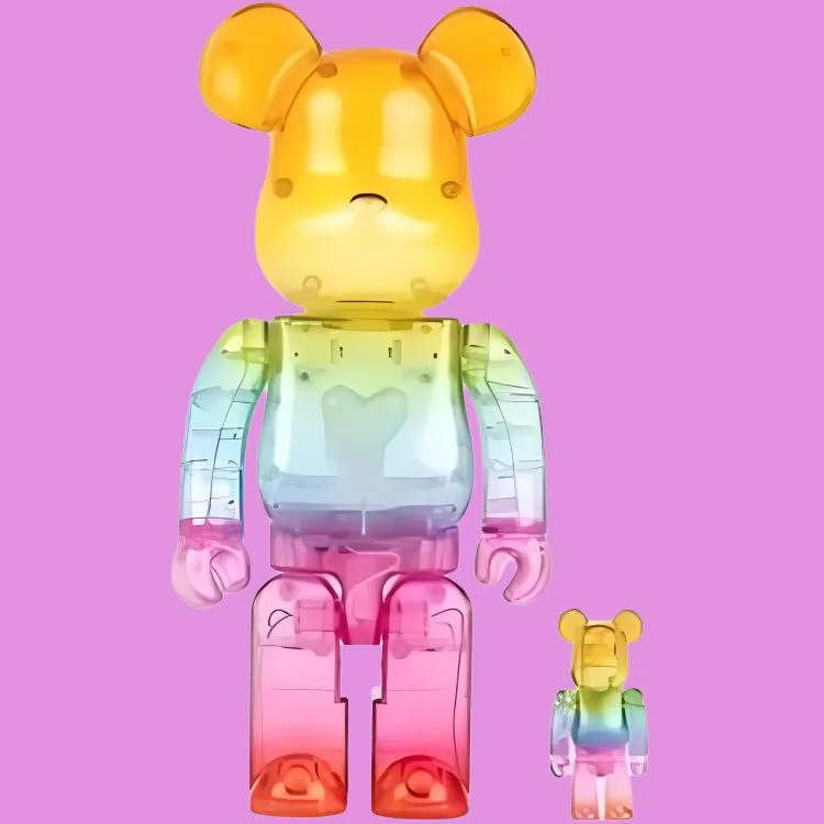 BE@RBRICK X Emotionally Unavailable Gradient Heart Multi-2
