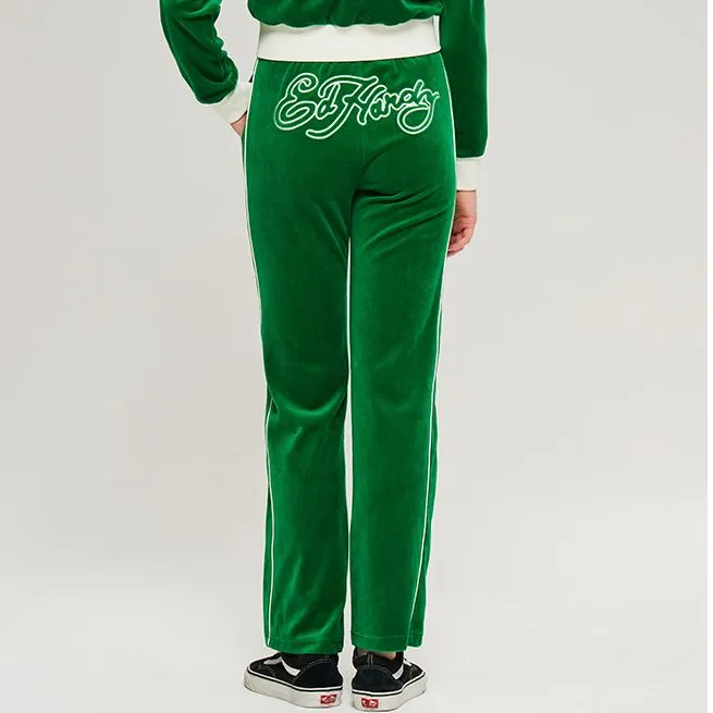 Ed Hardy Casual Pants Women's Forest Dark Green E1PCW419-4