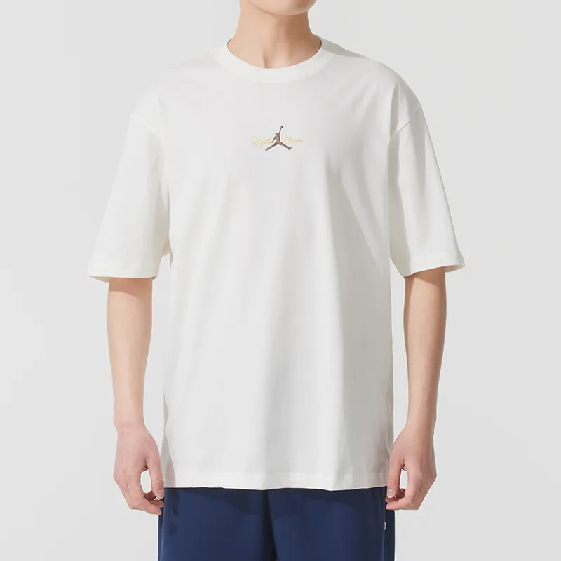 Jordan T Shirts Men White-1