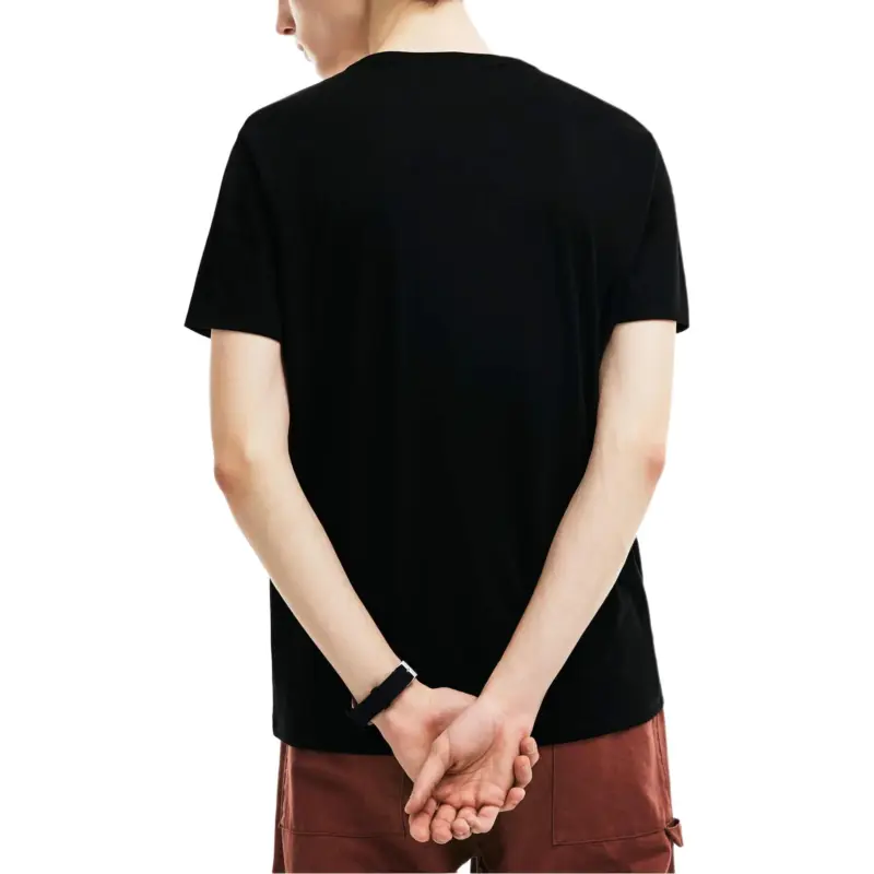 LACOSTE T Shirts Men Black-4