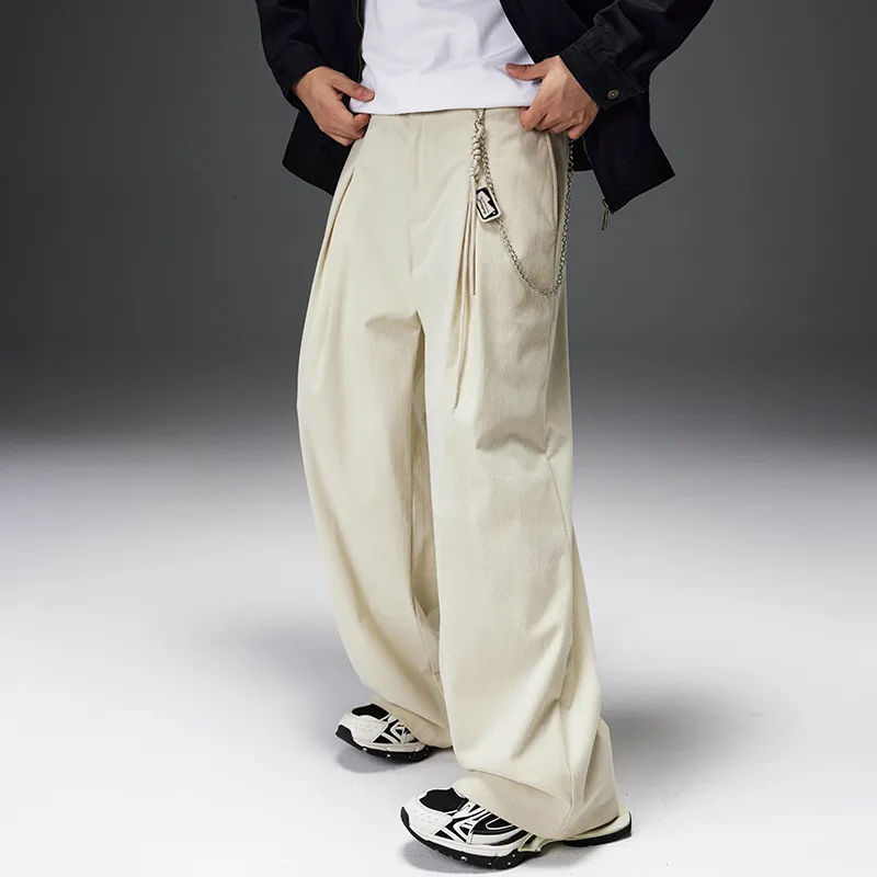 GTRG Casual Pants Unisex Apricot-3