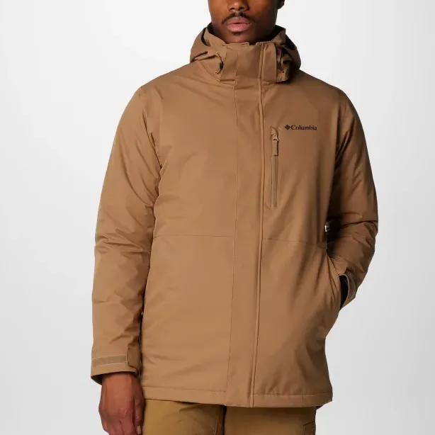 Columbia Omni Heat FW24 Waterproof And Windproof Windbreaker Jacket Men Umber-5