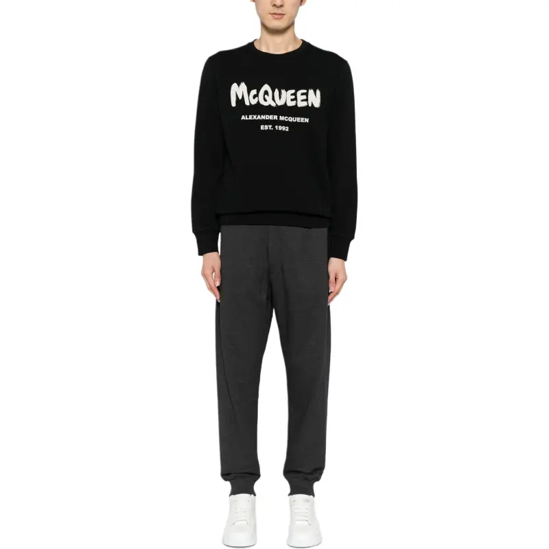 Alexander McQueen Graffiti print Sweatshirt-1