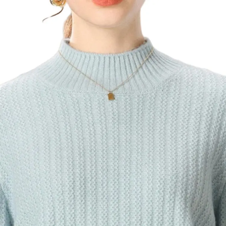 FENHONGMALI Knitwear Women's Blue-6
