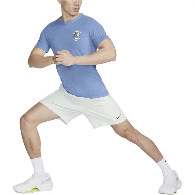 Nike T Shirts Men Sky Blue-2