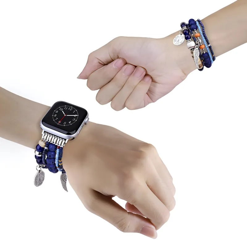 KVZUVUU Apple Compatibility Watch Band Resin Material-8