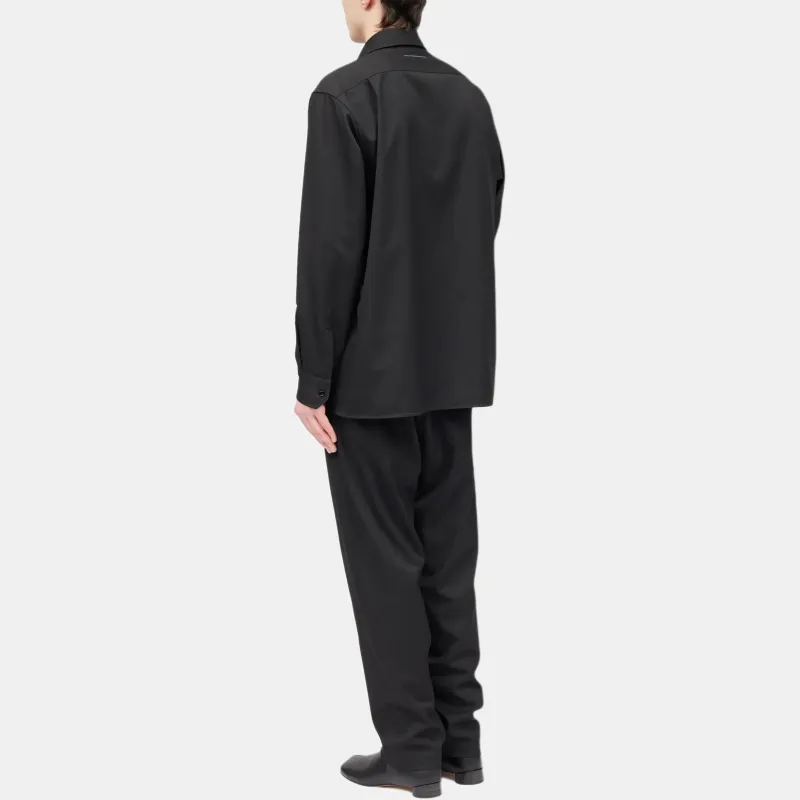 MM6 Maison Margiela Zip detail Long sleeve Shirt-4