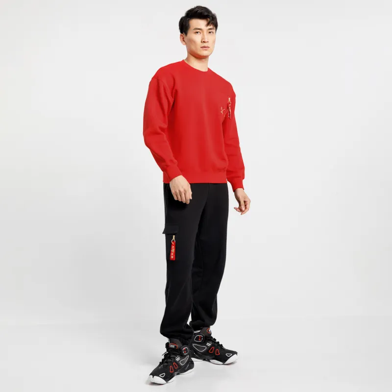 PUMA Sweatshirts Unisex Red-5