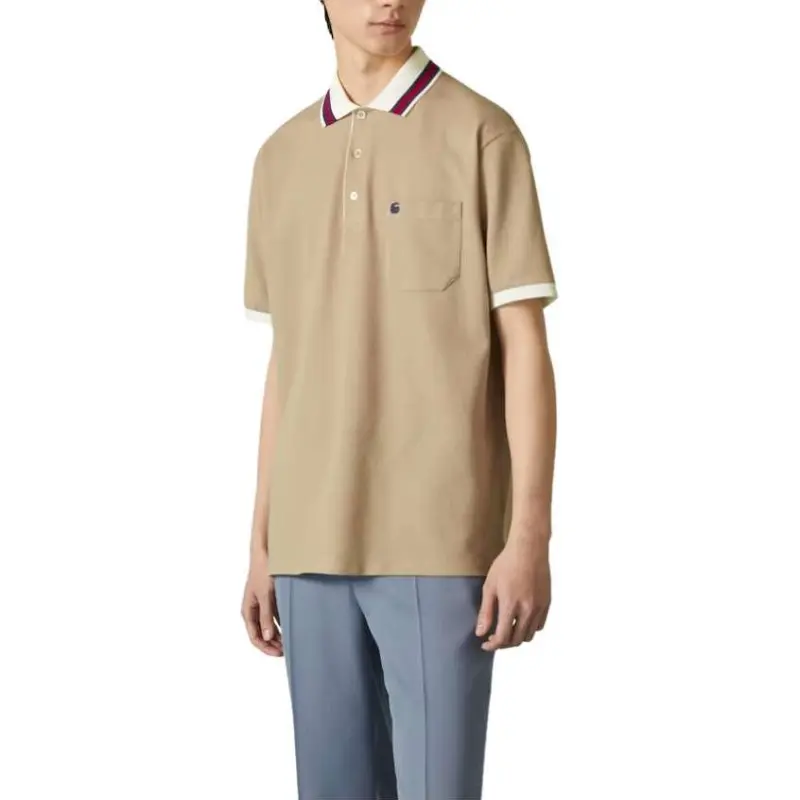GUCCI FW23 Polo Shirt Men's Beige-1