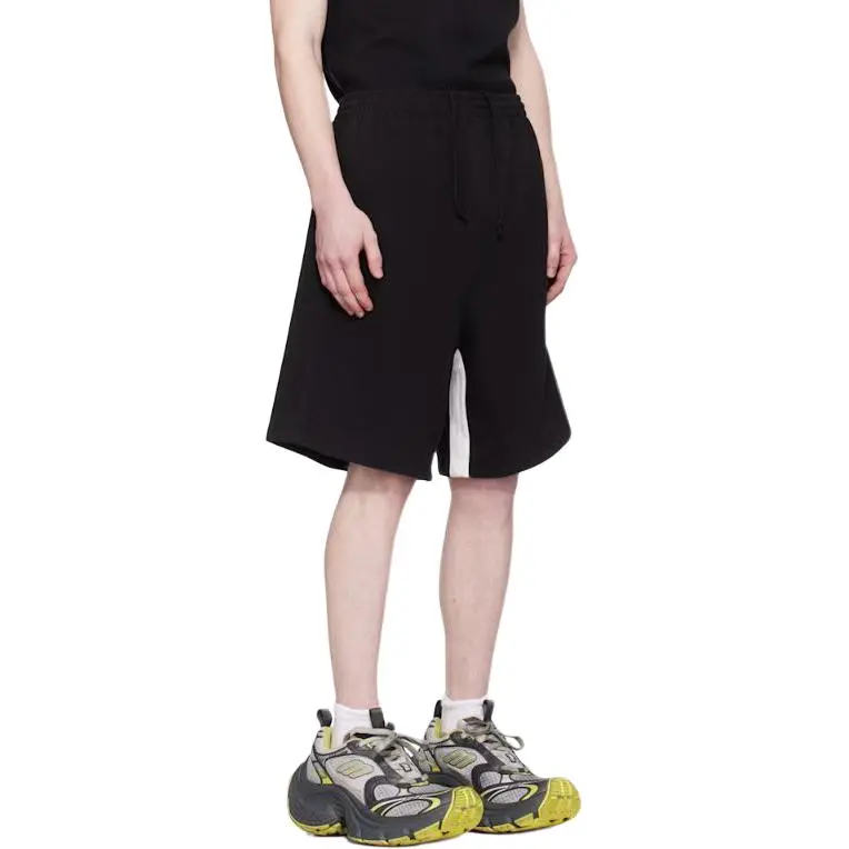 WE11DONE Casual Shorts Unisex Black-2