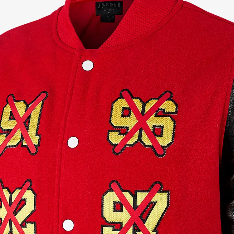 Jordan Baseball Jerseys Men Red-2