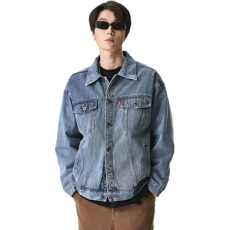 JASONWOOD Cowboy On The Run Denim Jacket Unisex Light Blue-4