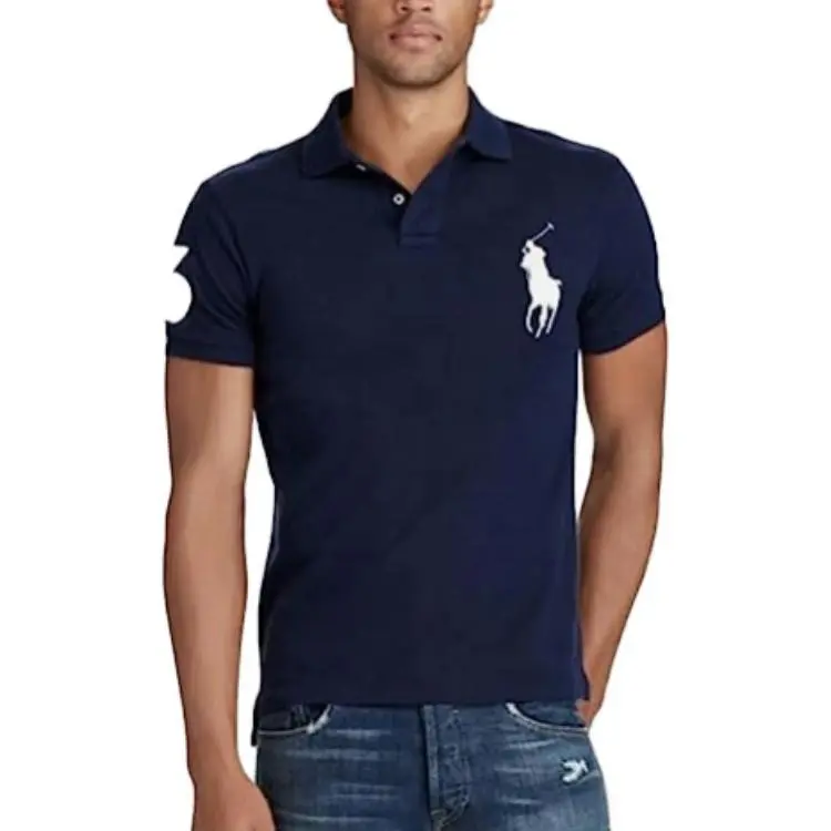 Polo Ralph Lauren Men's Graphic Embroidered Short-Sleeve Polo Shirt Navy-1
