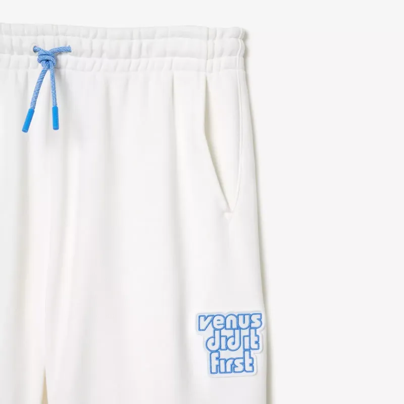 LACOSTE X EleVen By Venus Co-brand Casual Pants Unisex White-2