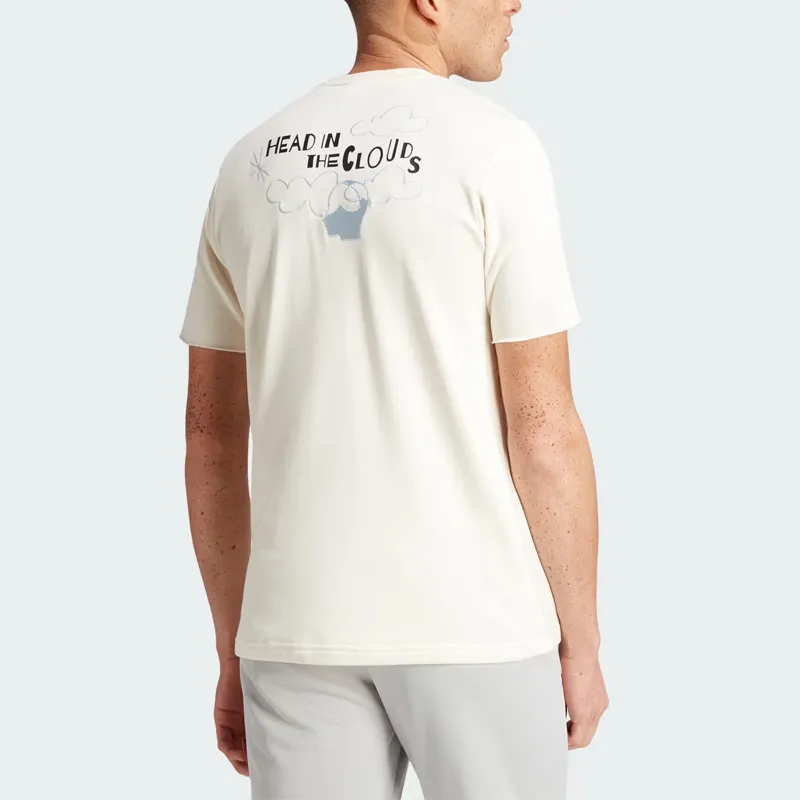 Adidas T Shirts Men Ecru-2