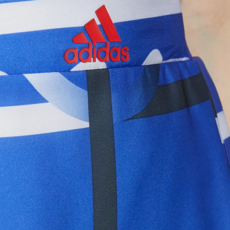 Adidas Casual Long Skirts Women's Blue-5