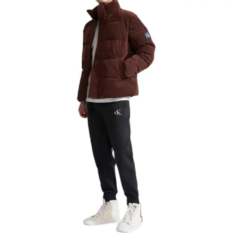 CALVIN KLEIN Knitted Sweatpants Men's Space Black-4