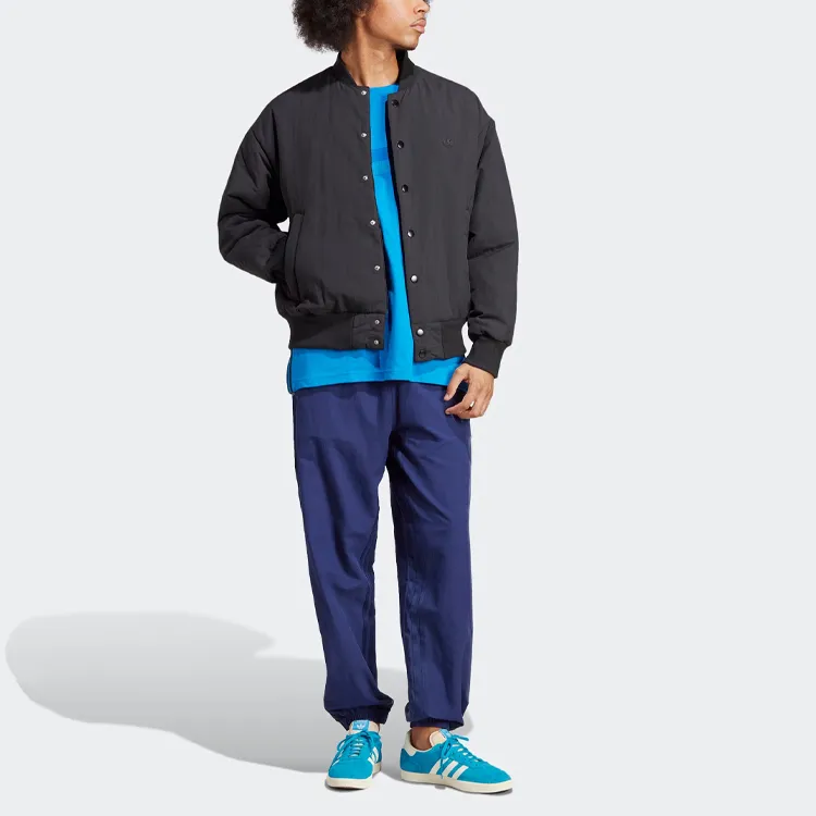 Adidas Originals Blue Version Collection Knitted Sweatpants Men Night Sky Purple-1
