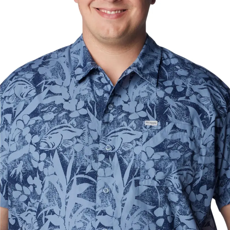 Columbia PFG Trollers Best™ Shirt Men's Navy Blue-2
