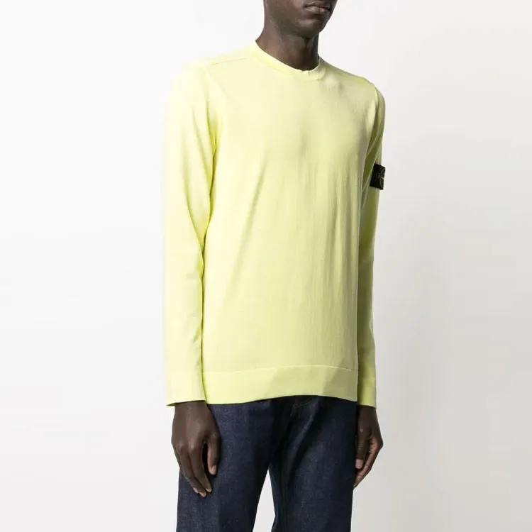 STONE ISLAND T Shirts Men Yellow-4
