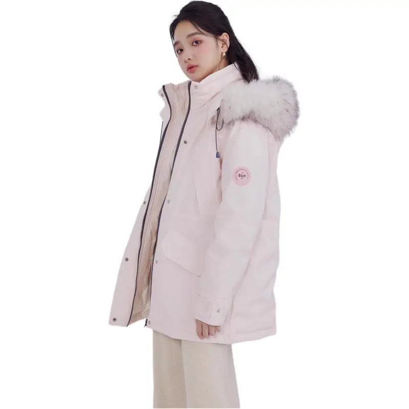 DEAR DEER PUFF Down Jacket Women's Pink-5