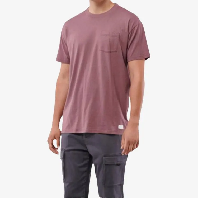 Hollister T-Shirt Men's Dark Purple Red-1