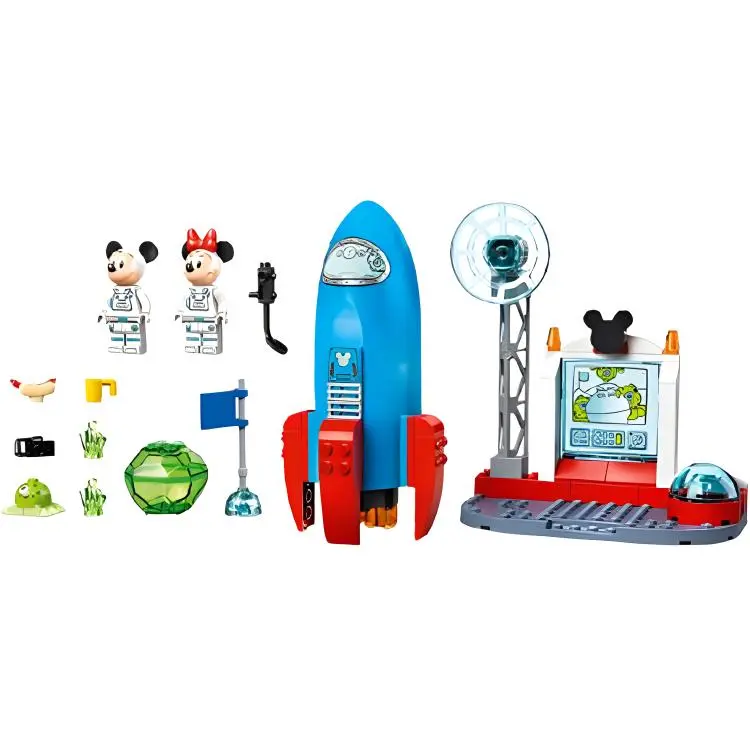 LEGO Disney Collection Mickey Mouse And Minnie's Space Rocket Building Blocks 0 300 10774-2