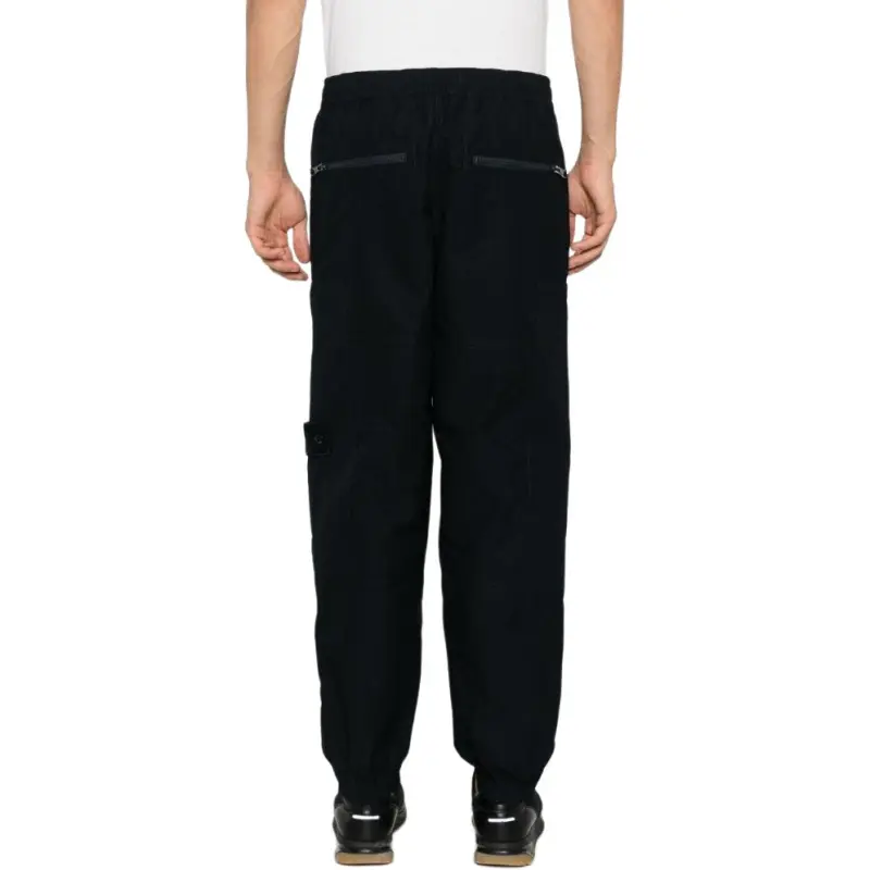 STONE ISLAND Ghost Cotton Cargo Trousers-4