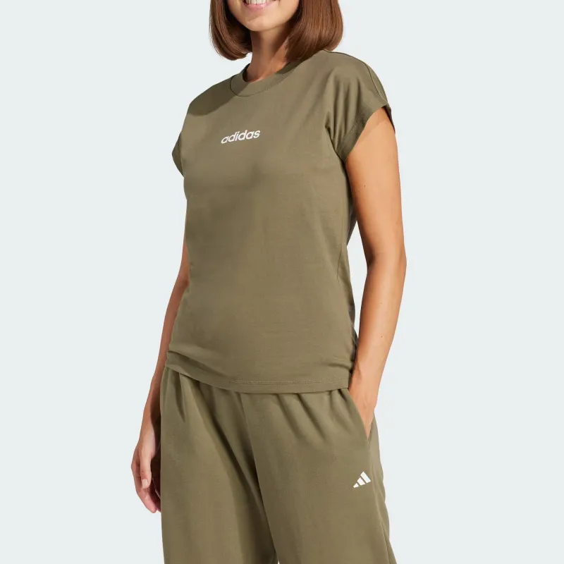 Adidas Free Shipping With AdiClub Essentials Linear Cotton Tee-2