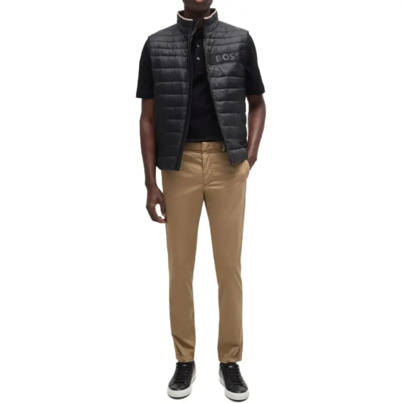 HUGO BOSS SS24 Casual Pants Men's Natural Beige-1