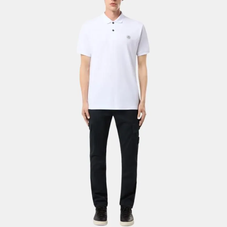 STONE ISLAND Compass patch Polo Shirt-3