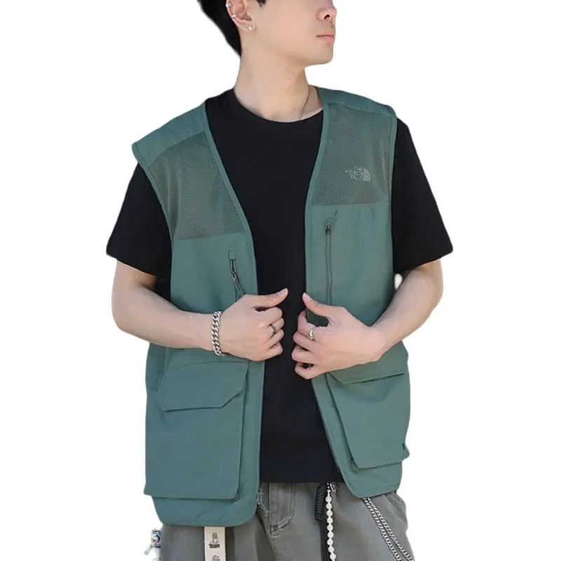 THE NORTH FACE City Outdoor Collection SS25 Vest Men's Alusheng Green-1