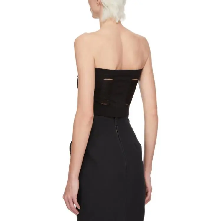 RICK OWENS/RO Strapless Top Women's Black-1