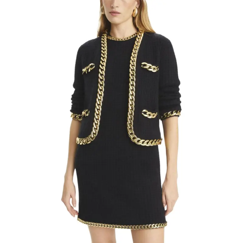 TORY BURCH Kendra Chain Cardigan-4