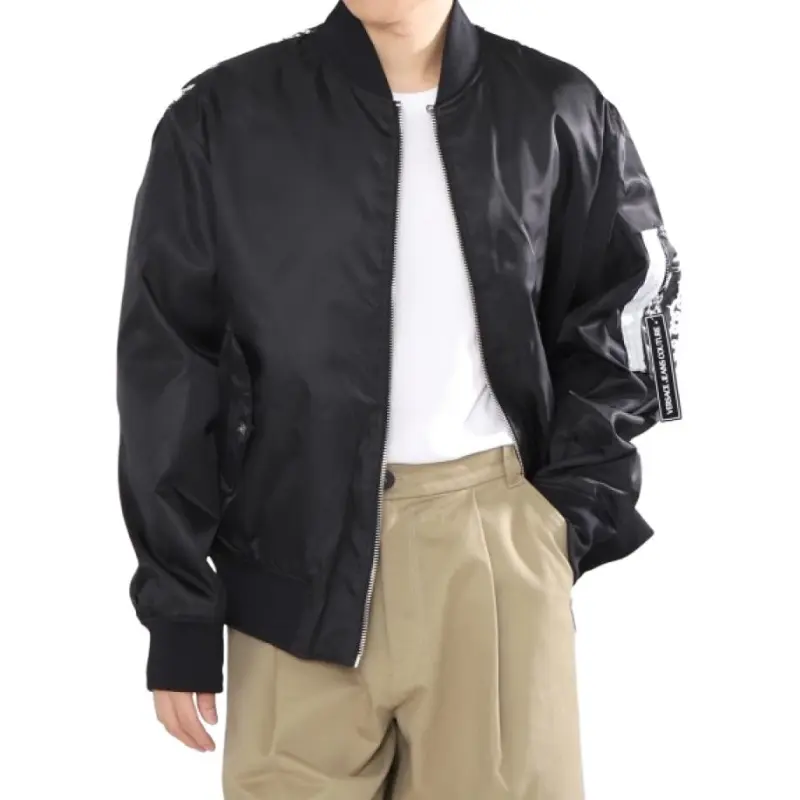 VERSACE JEANS COUTURE Striped Bomber Jacket-4